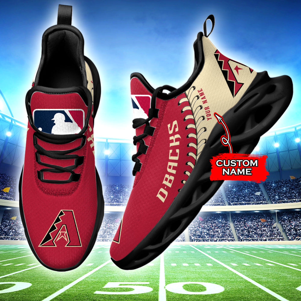 Ideafootwear Arizona Diamondbacks MLB Max Soul Shoes Sneakers For Men And Women