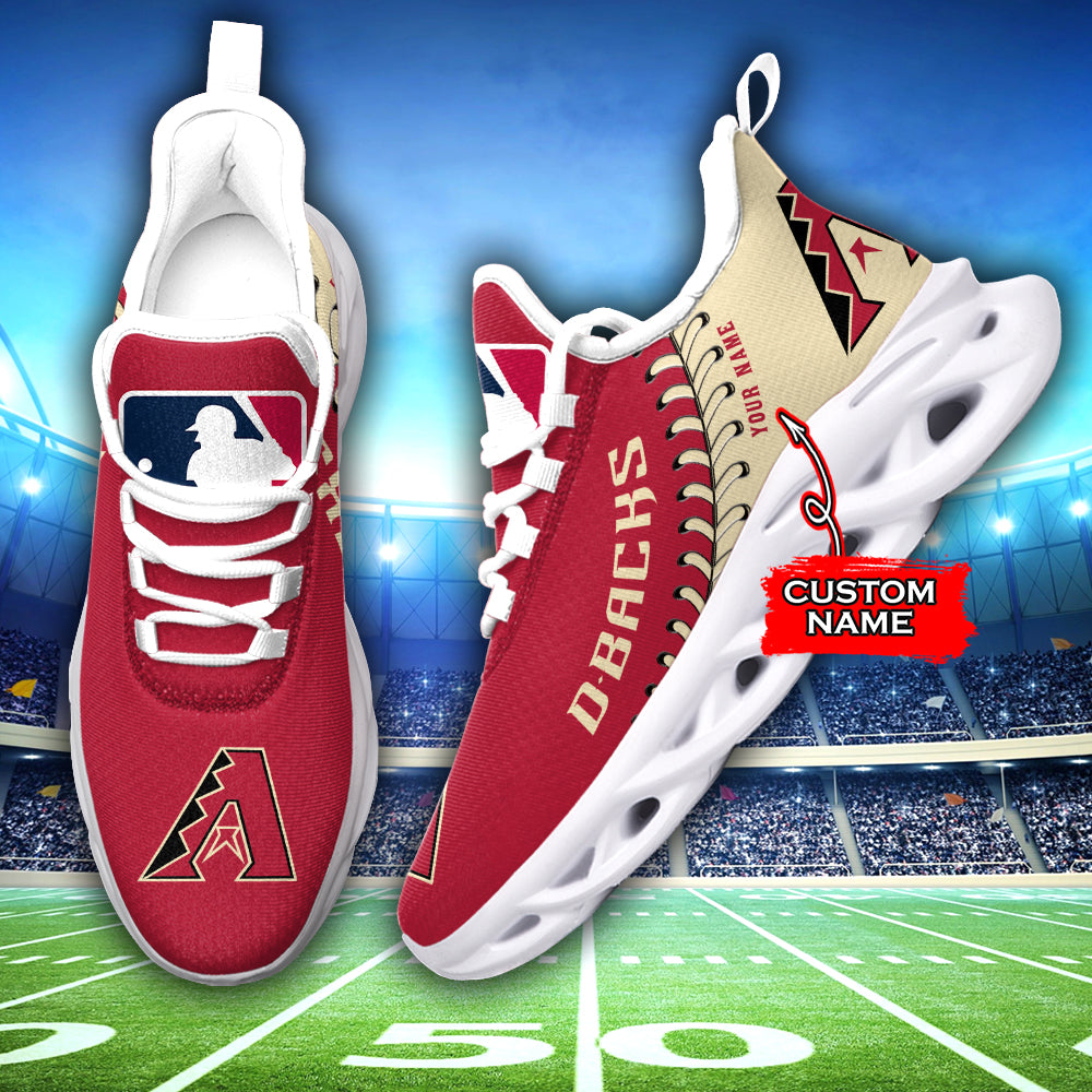 Ideafootwear Arizona Diamondbacks MLB Max Soul Shoes Sneakers For Men And Women