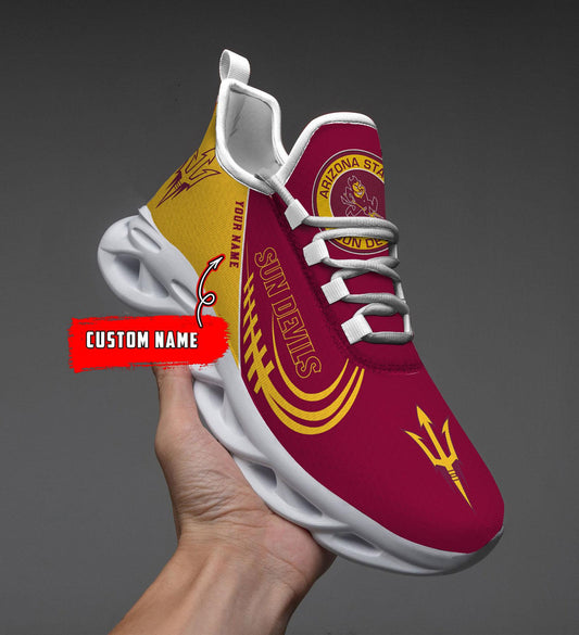 Ideafootwear Arizona State Sun Devils Max Soul Shoes Sneakers For Men And Women