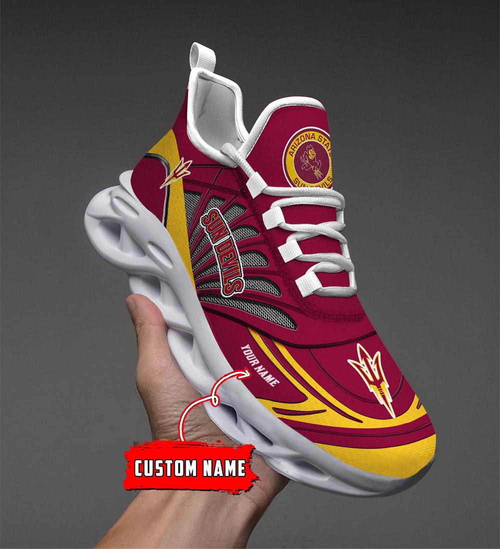 Ideafootwear Arizona State Sun Devils Max Soul Shoes Sneakers For Men And Women