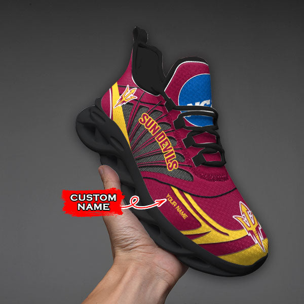Ideafootwear Arizona State Sun Devils NCAA Max Soul Shoes Sneakers For Men And Women