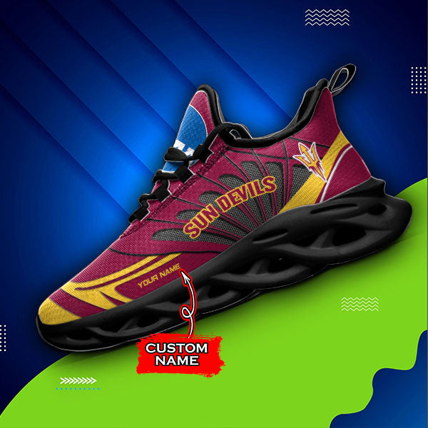 Ideafootwear Arizona State Sun Devils NCAA Max Soul Shoes Sneakers For Men And Women