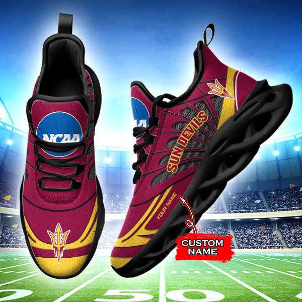 Ideafootwear Arizona State Sun Devils NCAA Max Soul Shoes Sneakers For Men And Women