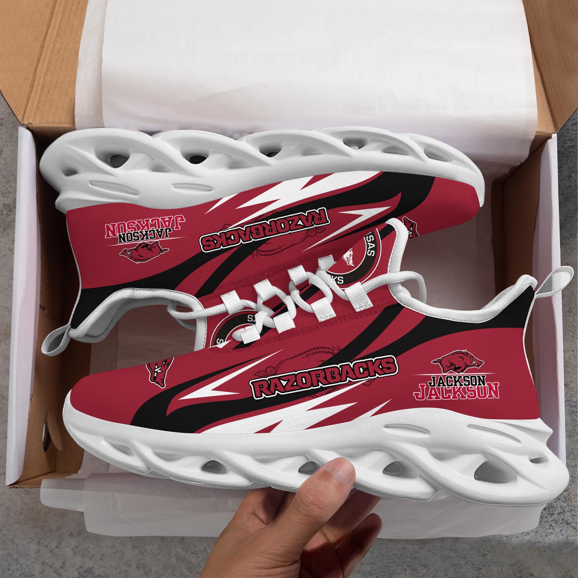 Ideafootwear Arkansas Razorbacks Max Soul Shoes Sneakers For Men And Women