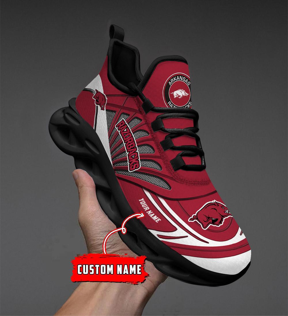 Ideafootwear Arkansas Razorbacks Max Soul Shoes Sneakers For Men And Women