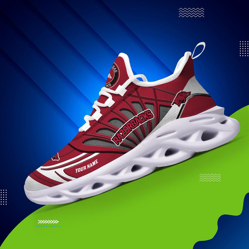 Ideafootwear Arkansas Razorbacks Max Soul Shoes Sneakers For Men And Women