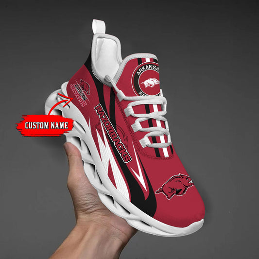 Ideafootwear Arkansas Razorbacks Max Soul Shoes Sneakers For Men And Women