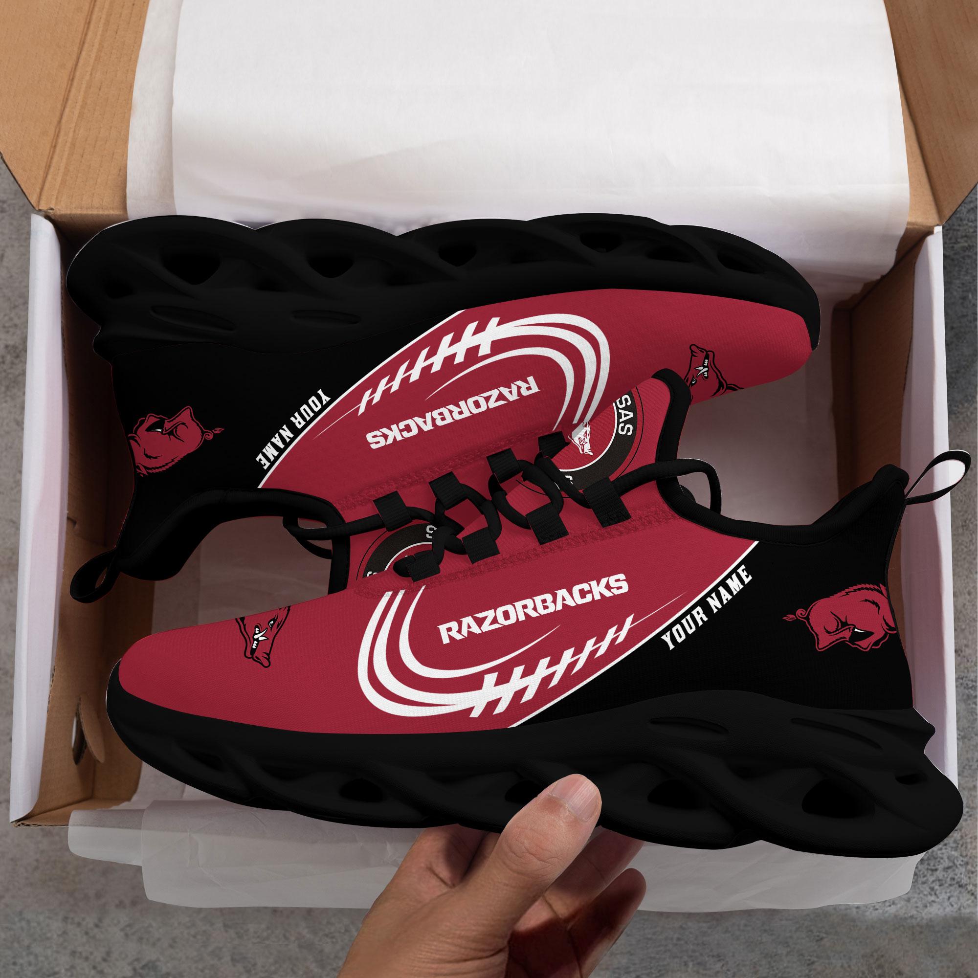 Ideafootwear Arkansas Razorbacks Max Soul Shoes Sneakers For Men And Women