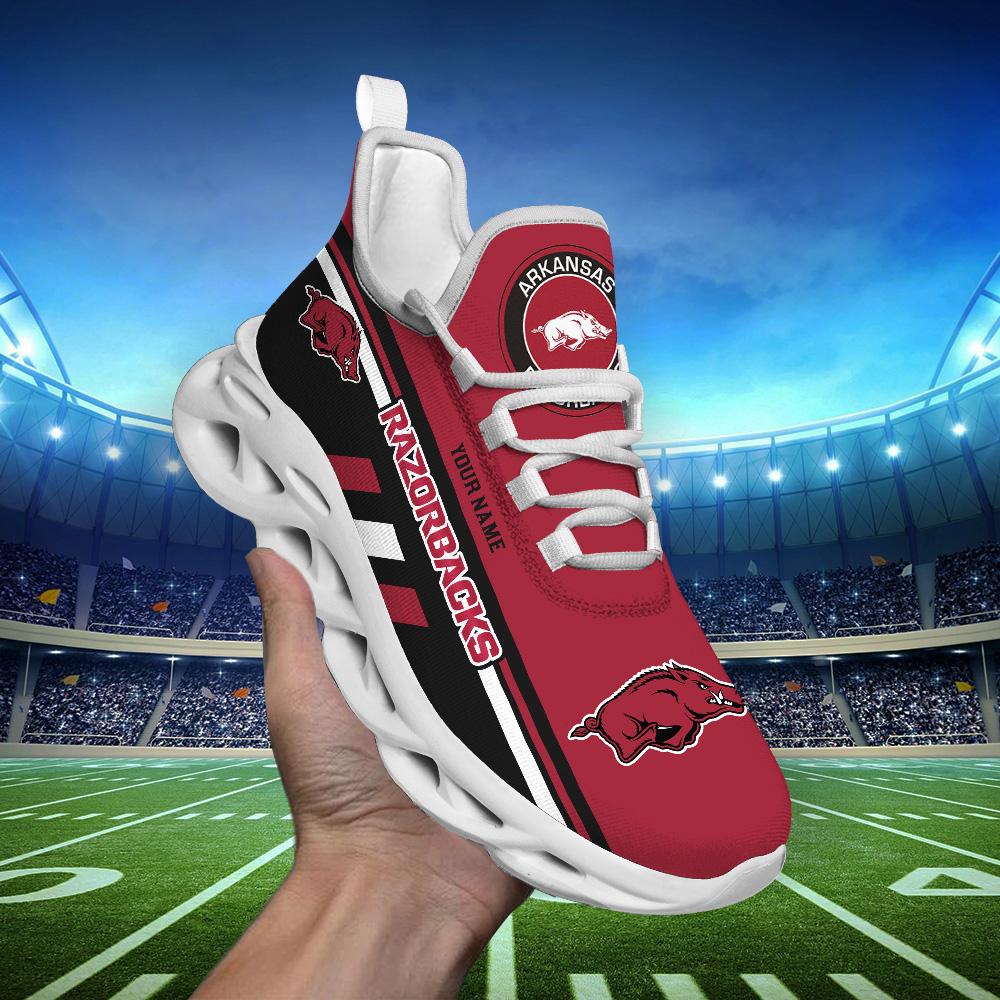 Ideafootwear Arkansas Razorbacks Max Soul Shoes Sneakers For Men And Women