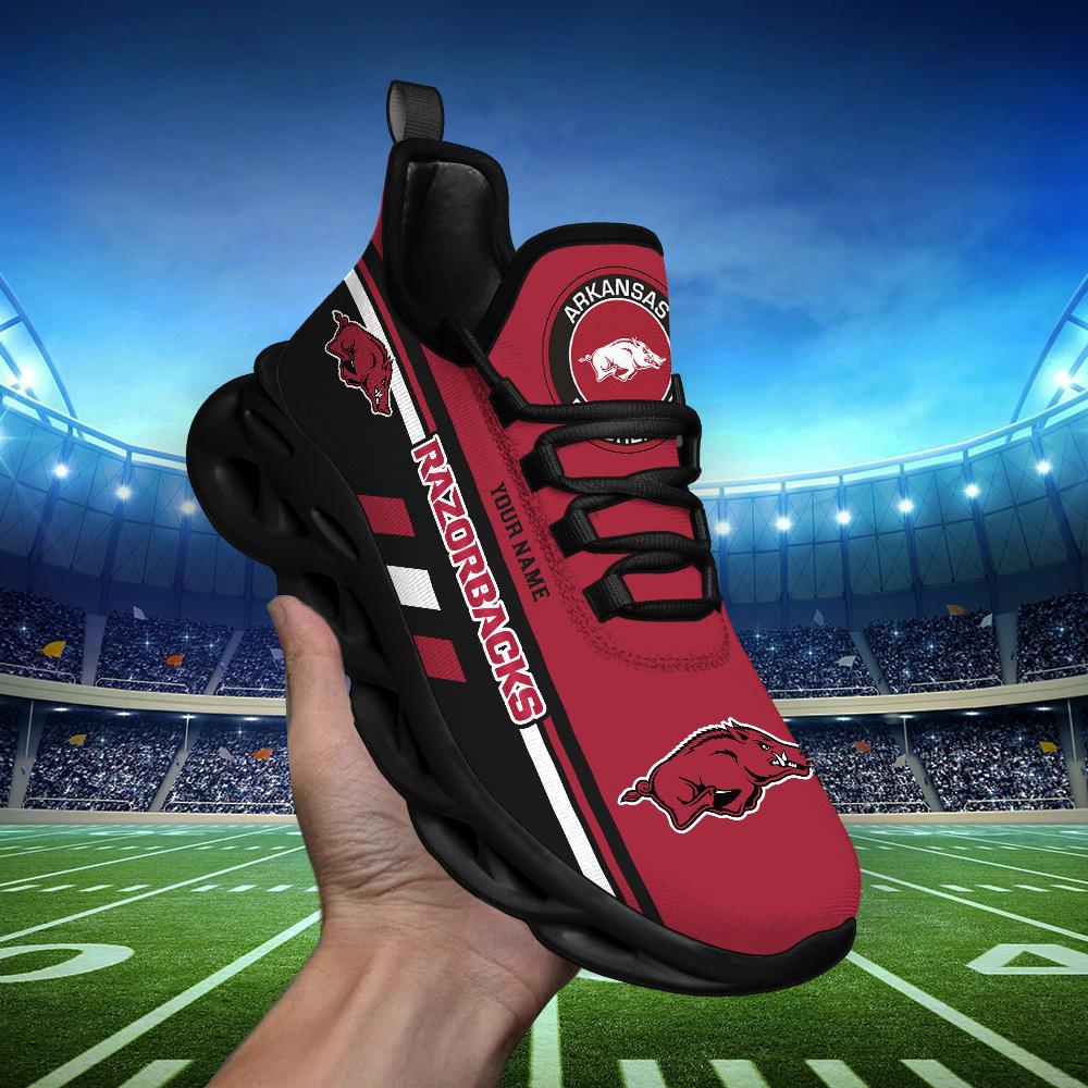 Ideafootwear Arkansas Razorbacks Max Soul Shoes Sneakers For Men And Women