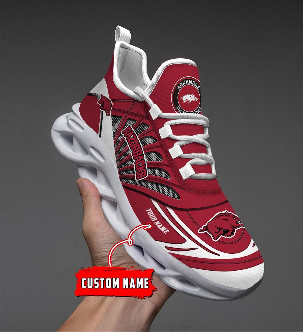 Ideafootwear Arkansas Razorbacks Max Soul Shoes Sneakers For Men And Women