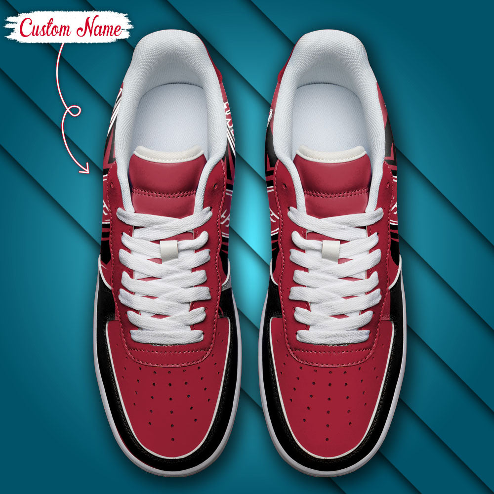 Ideafootwear Arkansas Razorbacks NCAA Air Low-Top Sneakers Shoes For Men And Women