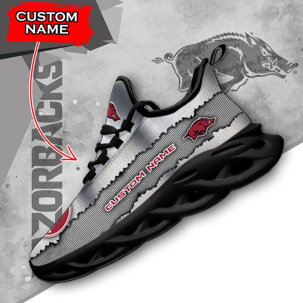 Ideafootwear Arkansas Razorbacks NCAA Max Soul Shoes Sneakers For Men And Women