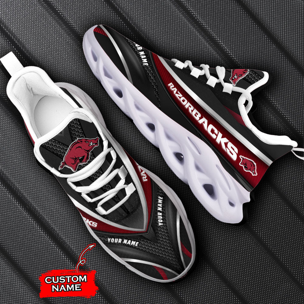 Ideafootwear Arkansas Razorbacks NCAA Max Soul Shoes Sneakers For Men And Women