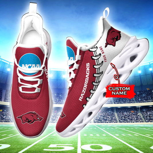Ideafootwear Arkansas Razorbacks NCAA Max Soul Shoes Sneakers For Men And Women