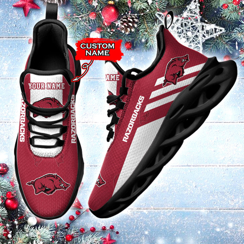 Ideafootwear Arkansas Razorbacks NCAA Max Soul Shoes Sneakers For Men And Women