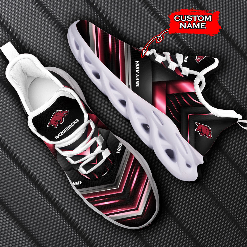 Ideafootwear Arkansas Razorbacks NCAA Max Soul Shoes Sneakers For Men And Women