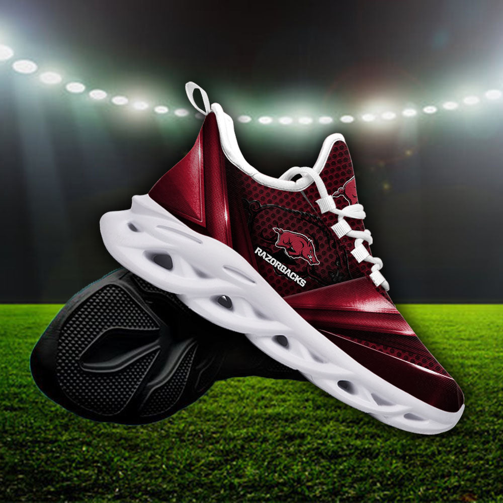 Ideafootwear Arkansas Razorbacks NCAA Max Soul Shoes Sneakers For Men And Women