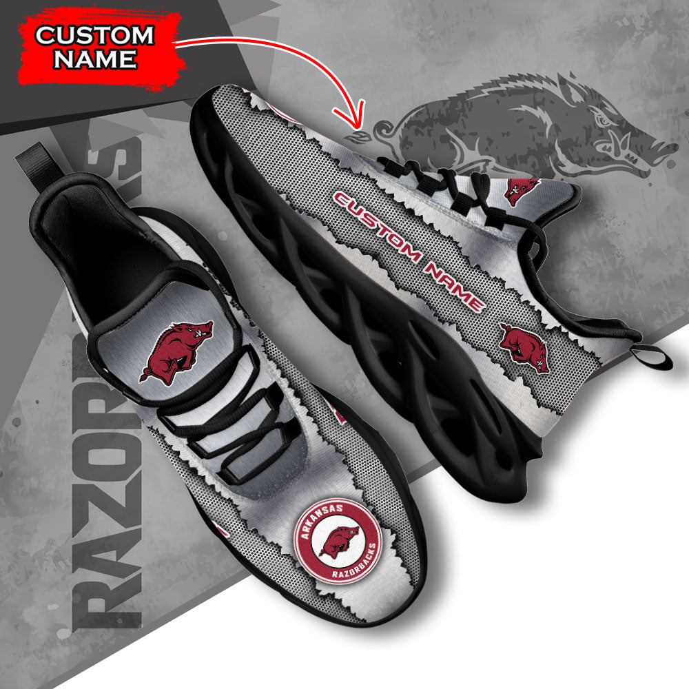 Ideafootwear Arkansas Razorbacks NCAA Max Soul Shoes Sneakers For Men And Women