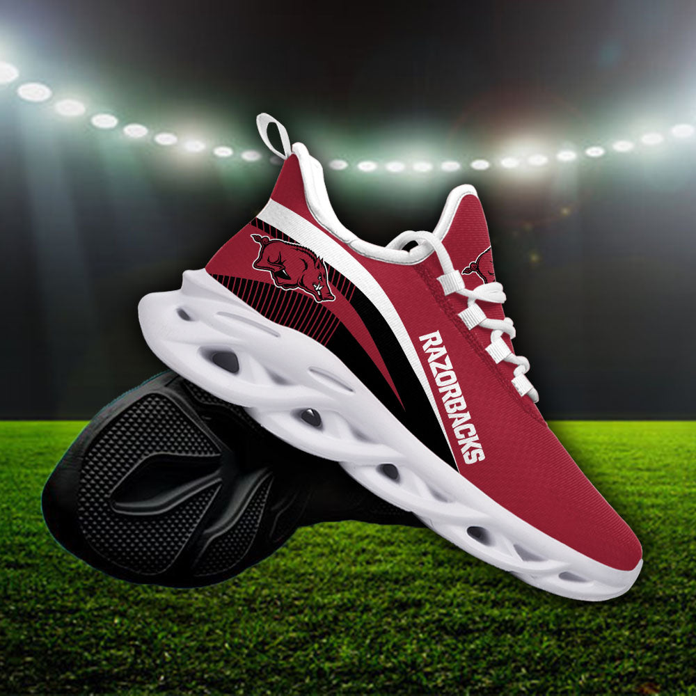 Ideafootwear Arkansas Razorbacks NCAA Max Soul Shoes Sneakers For Men And Women
