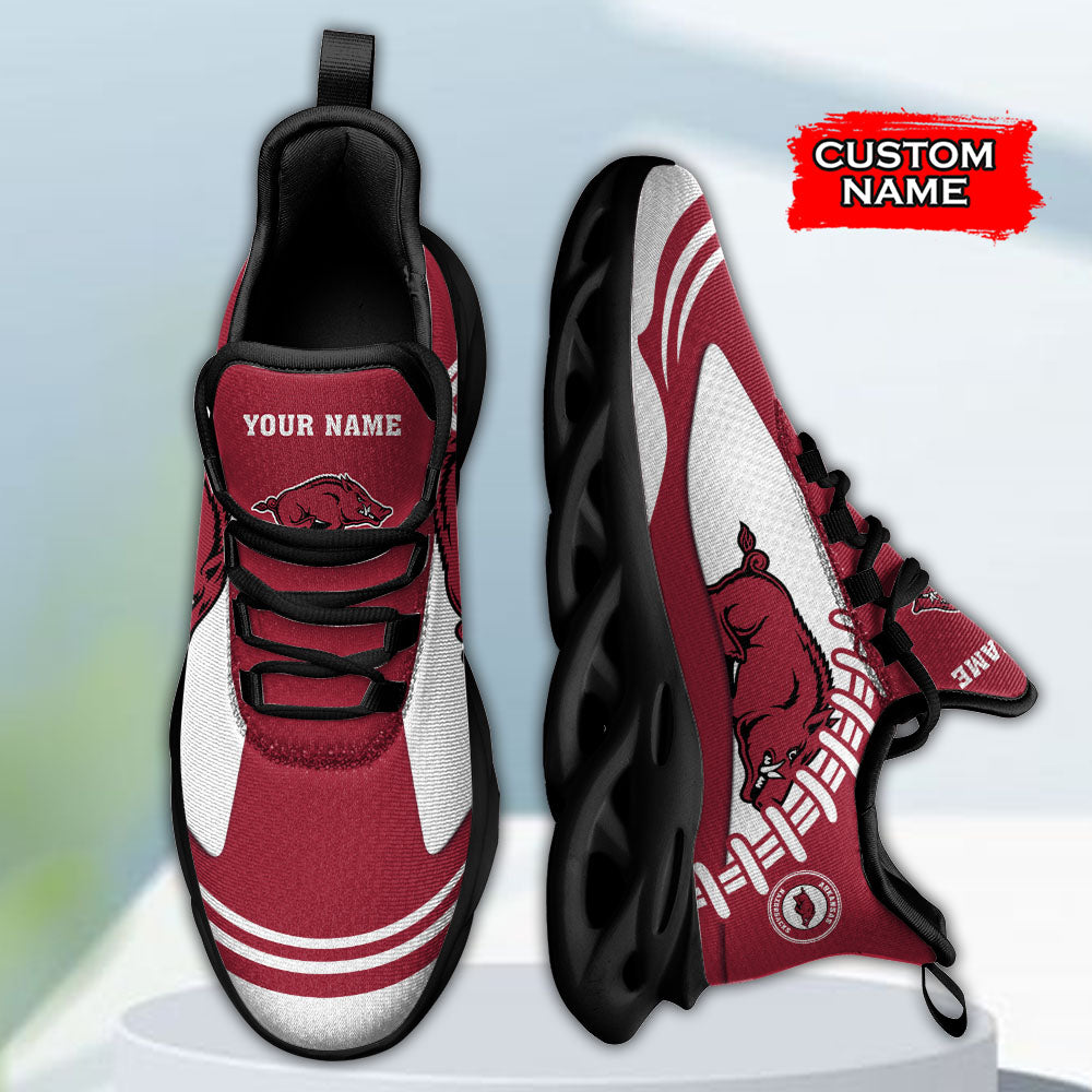 Ideafootwear Arkansas Razorbacks NCAA Max Soul Shoes Sneakers For Men And Women