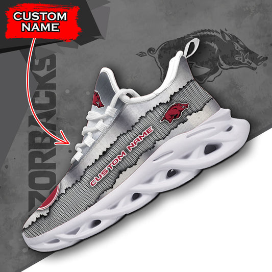 Ideafootwear Arkansas Razorbacks NCAA Max Soul Shoes Sneakers For Men And Women