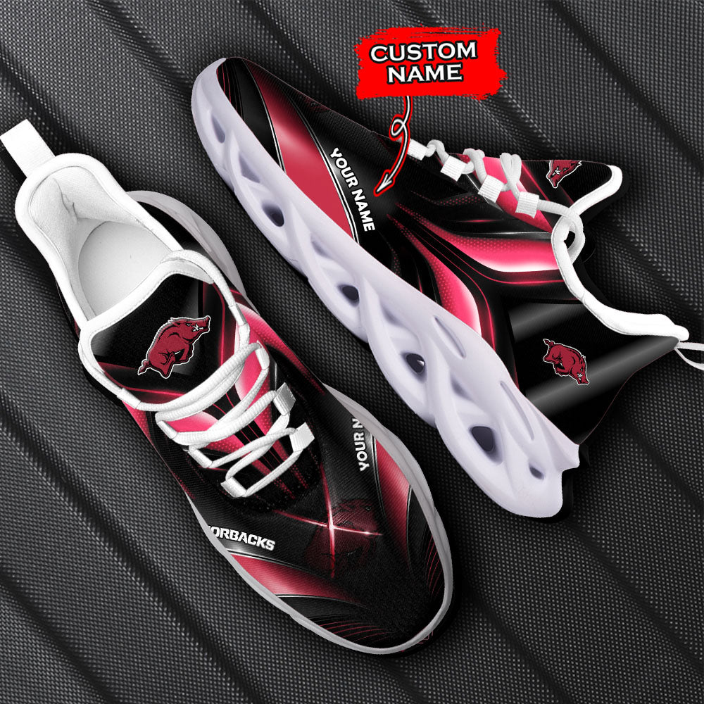 Ideafootwear Arkansas Razorbacks NCAA Max Soul Shoes Sneakers For Men And Women