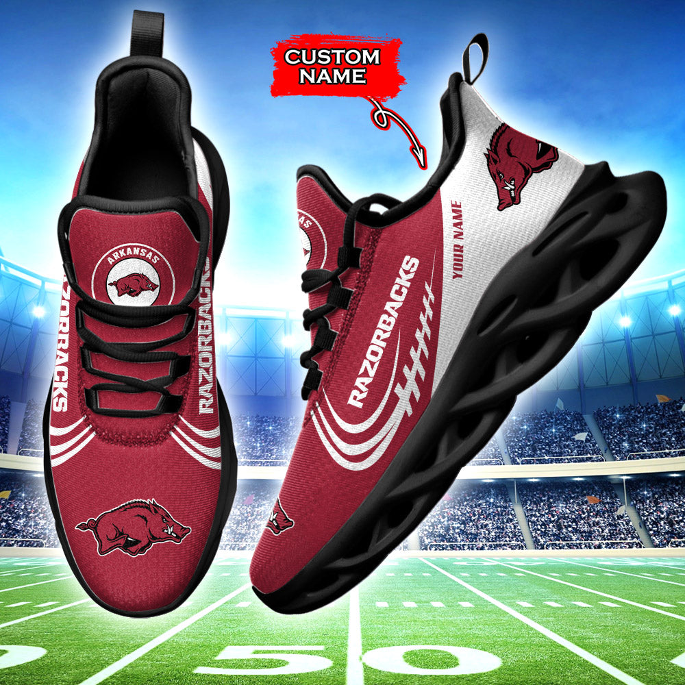 Ideafootwear Arkansas Razorbacks NCAA Max Soul Shoes Sneakers For Men And Women