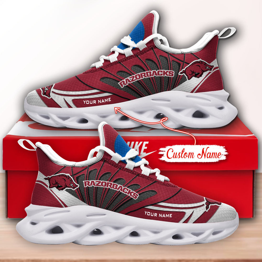 Ideafootwear Arkansas Razorbacks NCAA Max Soul Shoes Sneakers For Men And Women