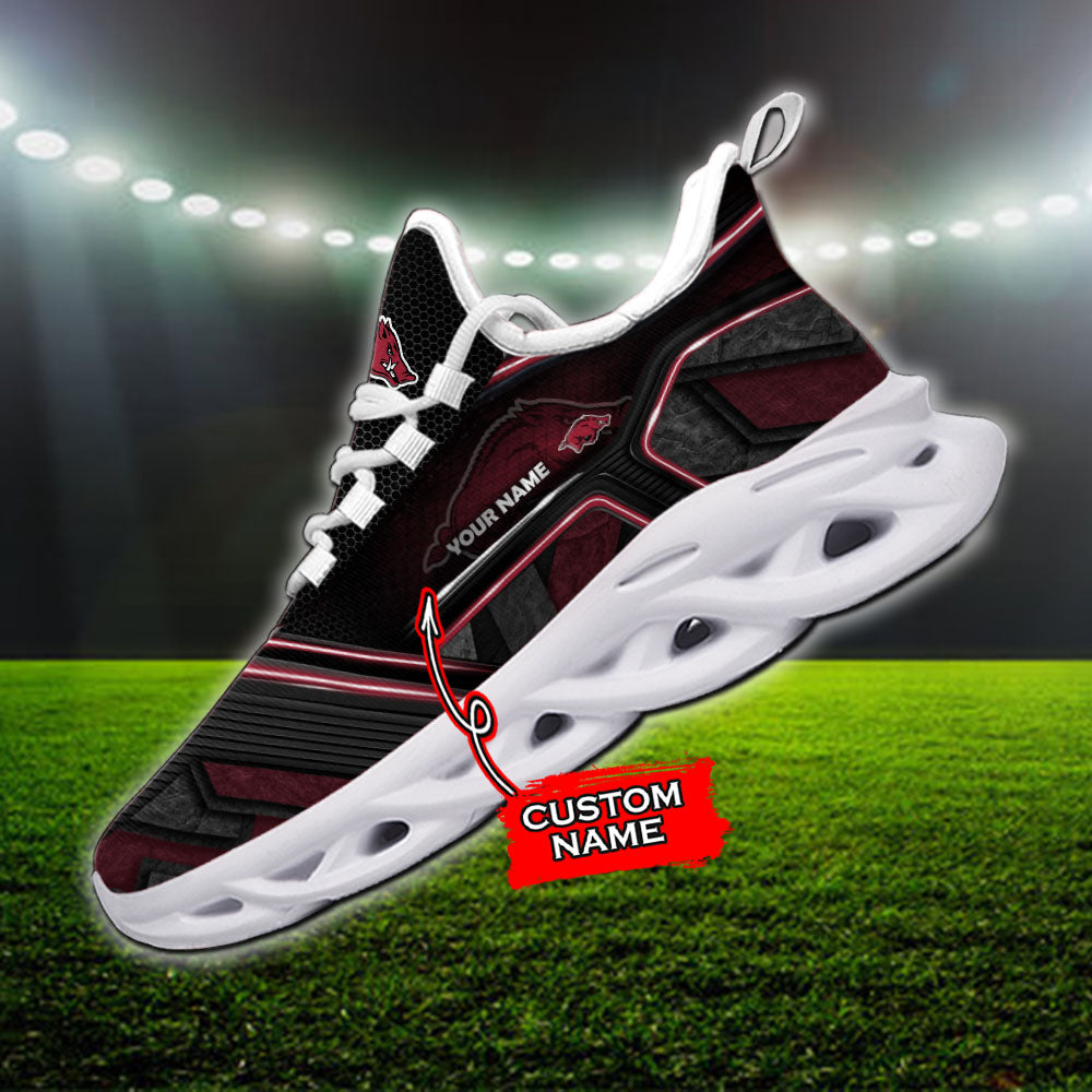 Ideafootwear Arkansas Razorbacks NCAA Max Soul Shoes Sneakers For Men And Women