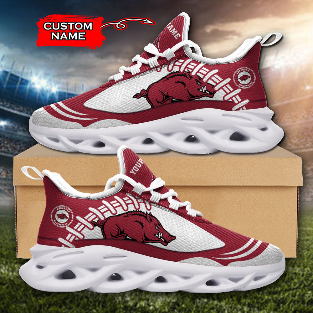 Ideafootwear Arkansas Razorbacks NCAA Max Soul Shoes Sneakers For Men And Women