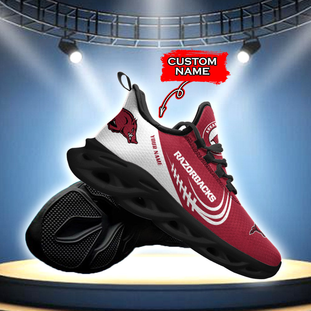 Ideafootwear Arkansas Razorbacks NCAA Max Soul Shoes Sneakers For Men And Women