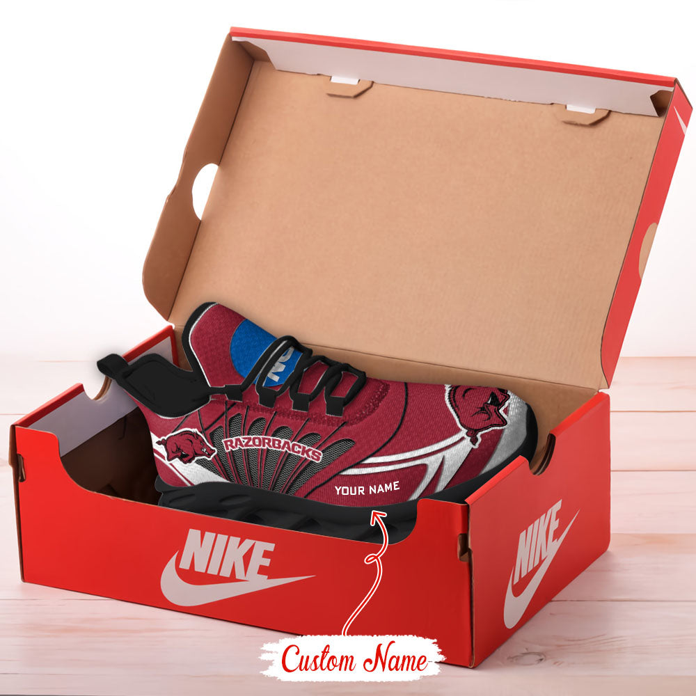 Ideafootwear Arkansas Razorbacks NCAA Max Soul Shoes Sneakers For Men And Women