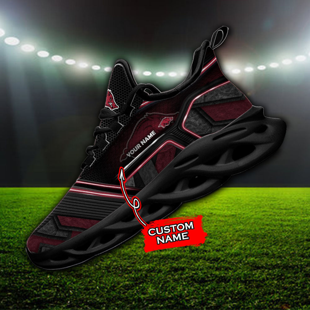 Ideafootwear Arkansas Razorbacks NCAA Max Soul Shoes Sneakers For Men And Women
