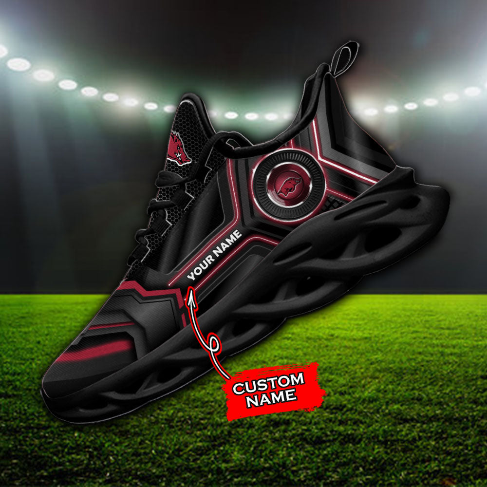 Ideafootwear Arkansas Razorbacks NCAA Max Soul Shoes Sneakers For Men And Women