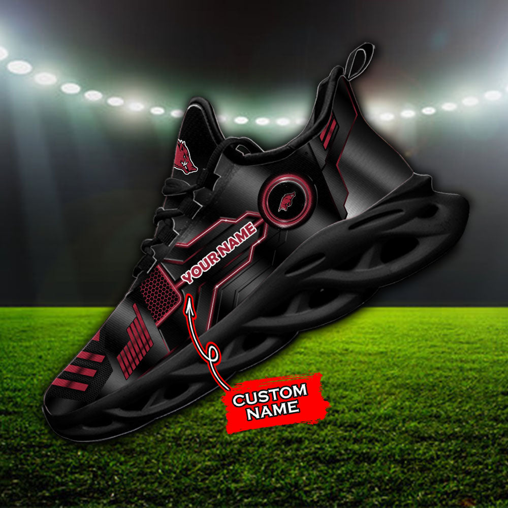 Ideafootwear Arkansas Razorbacks NCAA Max Soul Shoes Sneakers For Men And Women