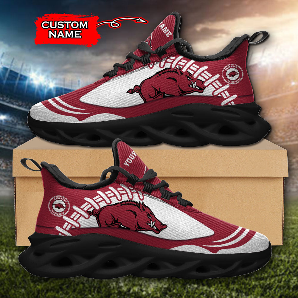 Ideafootwear Arkansas Razorbacks NCAA Max Soul Shoes Sneakers For Men And Women