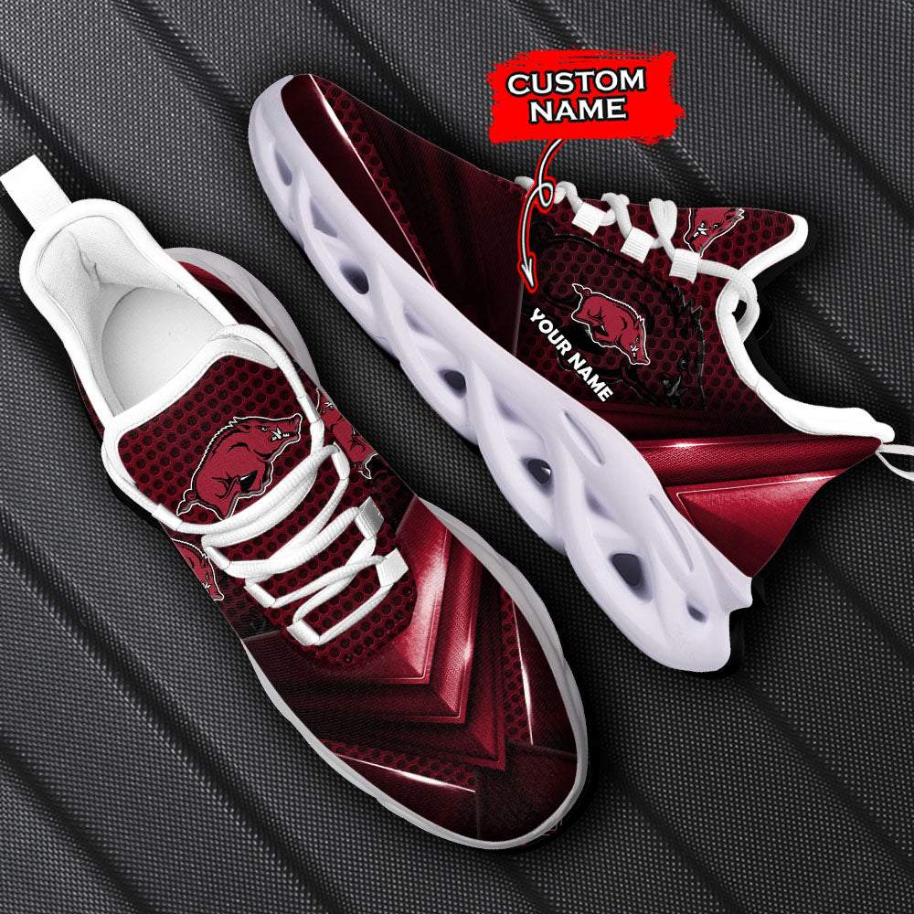 Ideafootwear Arkansas Razorbacks NCAA Max Soul Shoes Sneakers For Men And Women