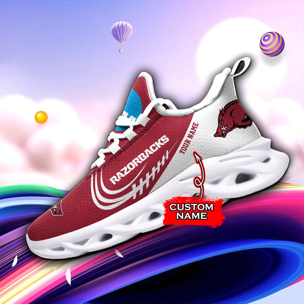 Ideafootwear Arkansas Razorbacks NCAA Max Soul Shoes Sneakers For Men And Women