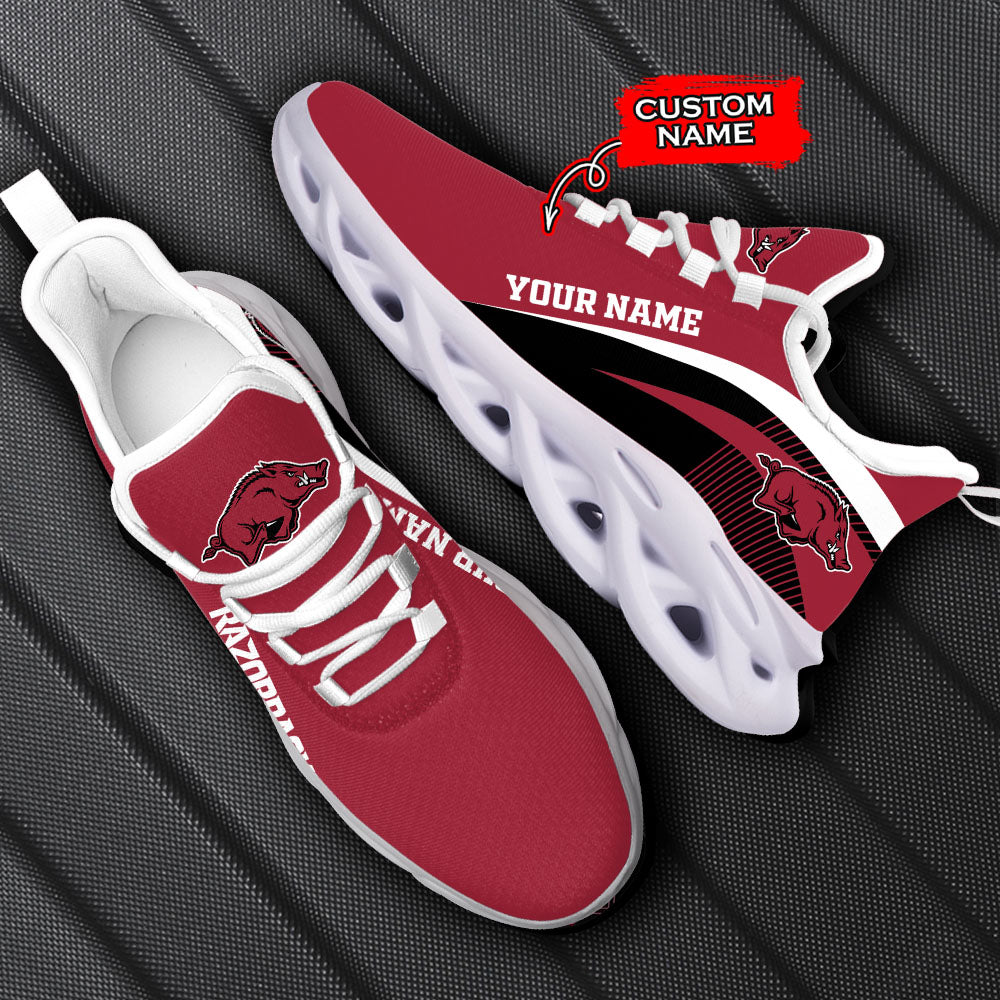 Ideafootwear Arkansas Razorbacks NCAA Max Soul Shoes Sneakers For Men And Women