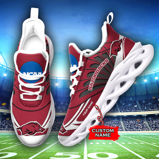 Ideafootwear Arkansas Razorbacks NCAA Max Soul Shoes Sneakers For Men And Women
