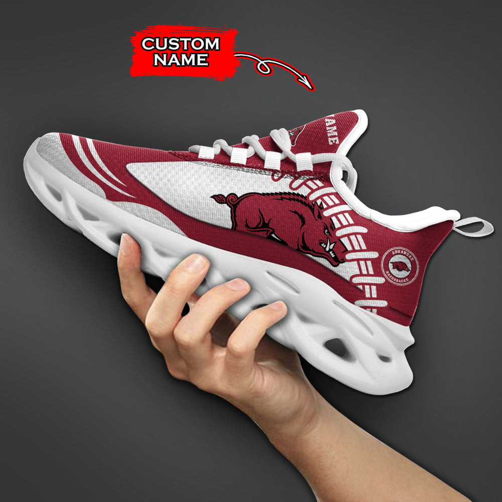 Ideafootwear Arkansas Razorbacks NCAA Max Soul Shoes Sneakers For Men And Women