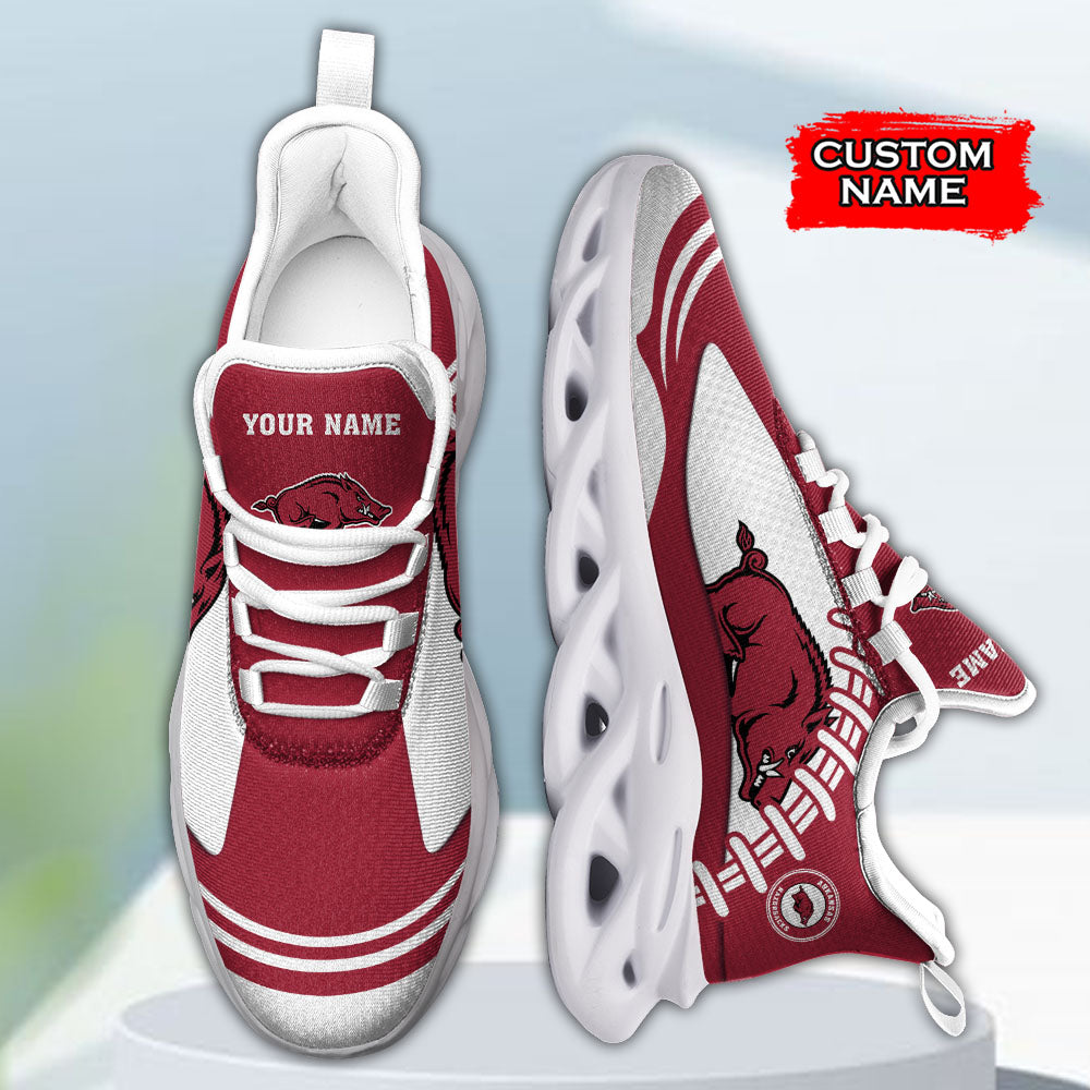 Ideafootwear Arkansas Razorbacks NCAA Max Soul Shoes Sneakers For Men And Women