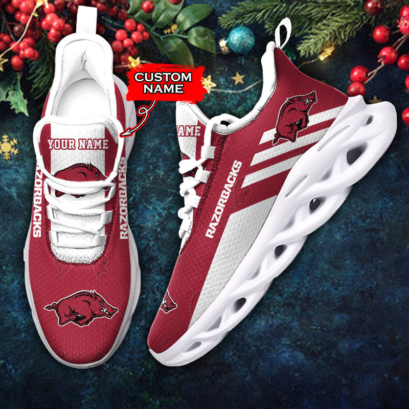 Ideafootwear Arkansas Razorbacks NCAA Max Soul Shoes Sneakers For Men And Women