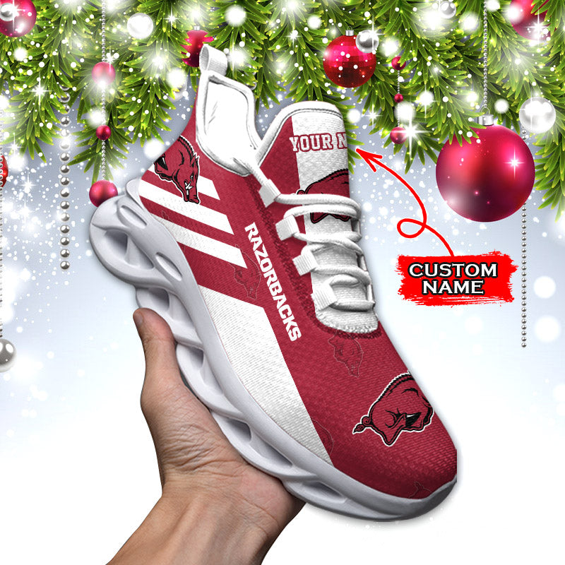 Ideafootwear Arkansas Razorbacks NCAA Max Soul Shoes Sneakers For Men And Women