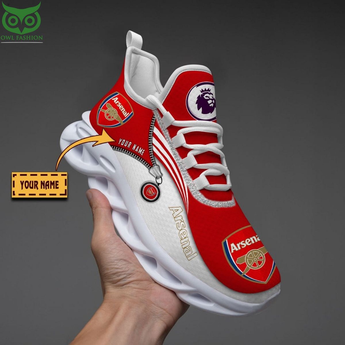 Ideafootwear Arsenal F.C. Max Soul Shoes Sneakers For Men And Women