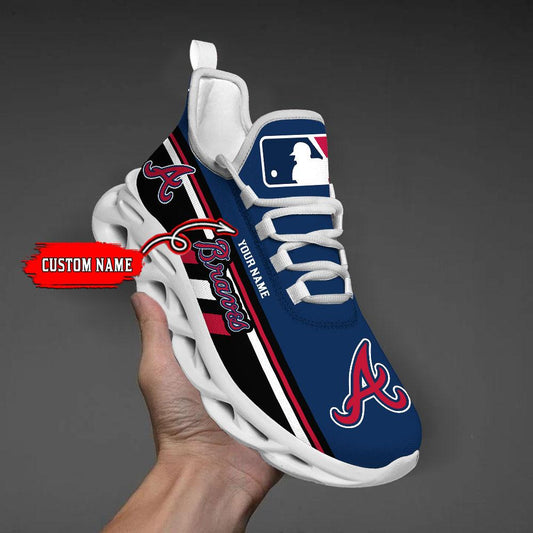 Ideafootwear Atlanta Braves Max Soul Shoes Sneakers For Men And Women