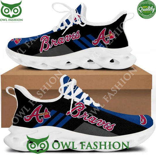 Ideafootwear Atlanta Braves Max Soul Shoes Sneakers For Men And Women