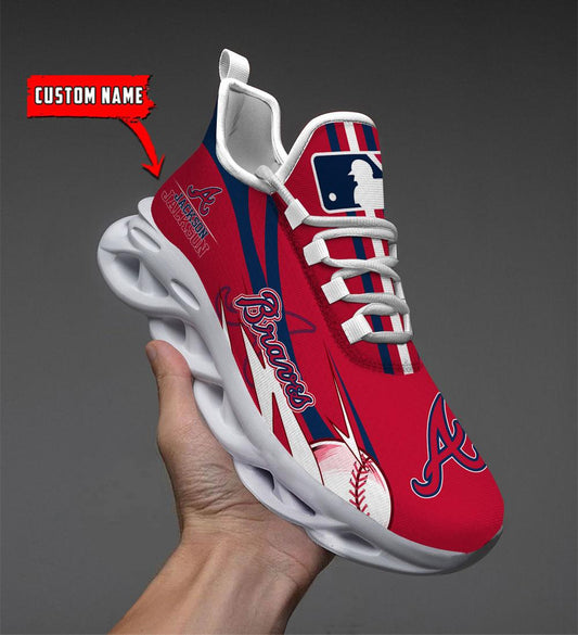 Ideafootwear Atlanta Braves Max Soul Shoes Sneakers For Men And Women