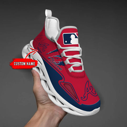 Ideafootwear Atlanta Braves Max Soul Shoes Sneakers For Men And Women